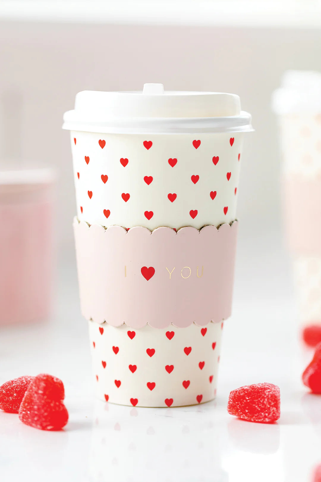 I Heart You To-Go Cups